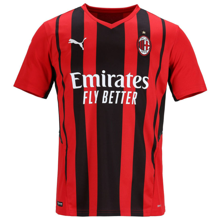 2021/22 AC Milan Home Kit Soccer Jersey